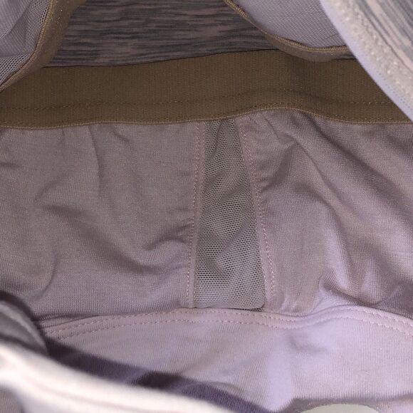 Lululemon Scoop Neck Tank Pink Gray Space Dye Racerback Built In Shelf Bra S 8 - Picture 10 of 10